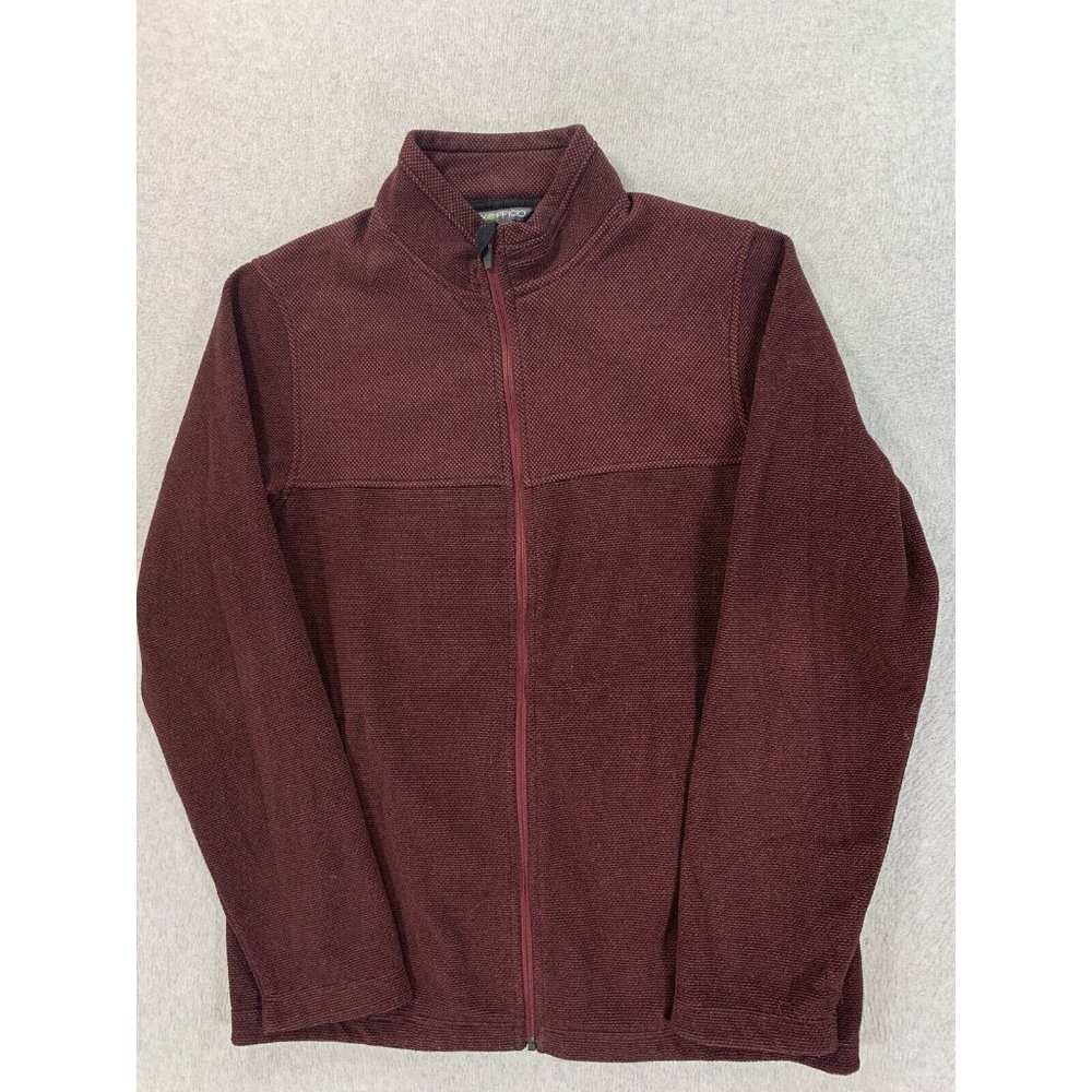 Ex Officio Full Zip Midweight Travel Jacket‎ (Men's Medium) Maroon